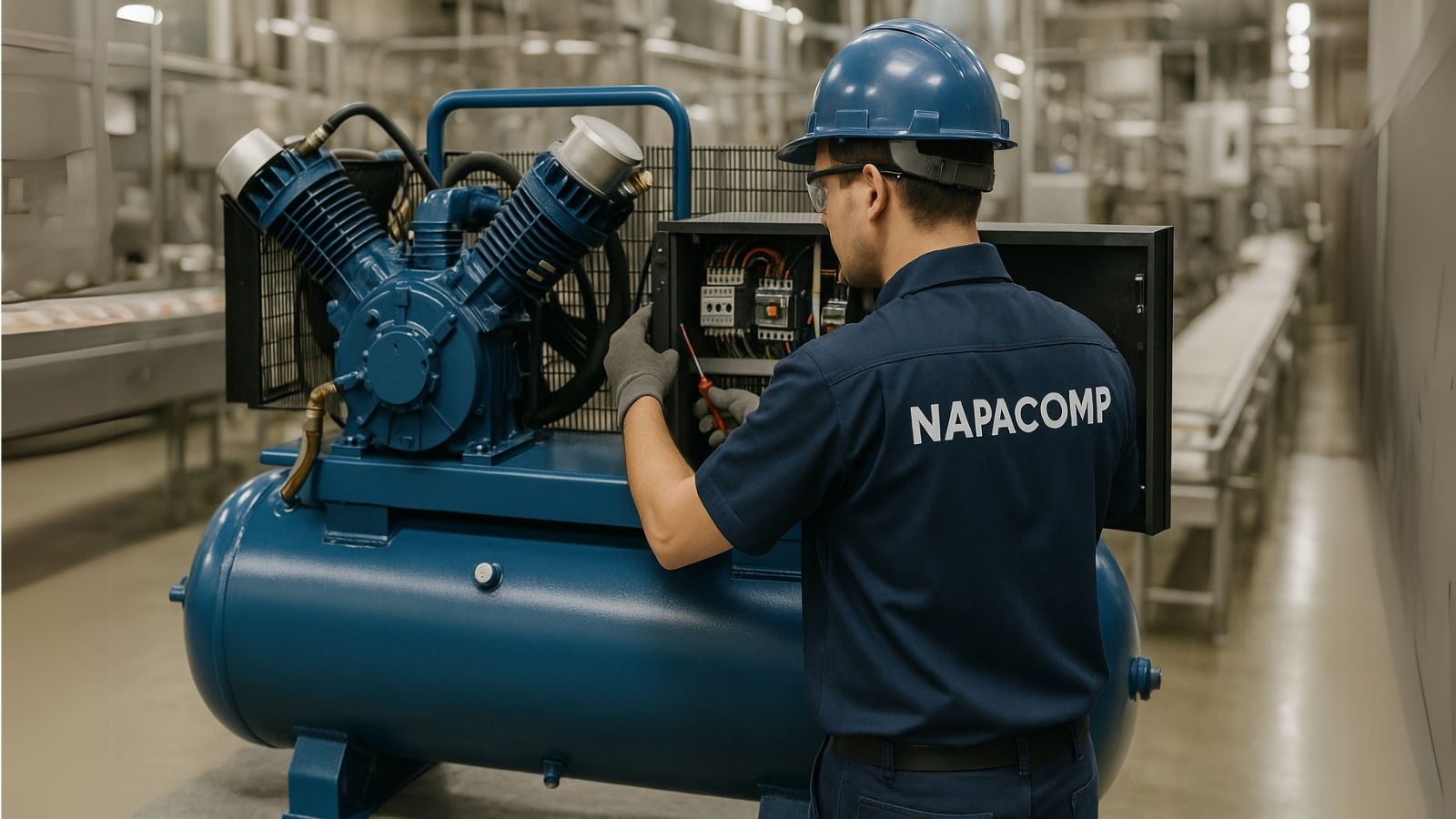 Bảo dưỡng máy nén khí trục vít không dầu – đảm bảo khí sạch đạt chuẩn GMP