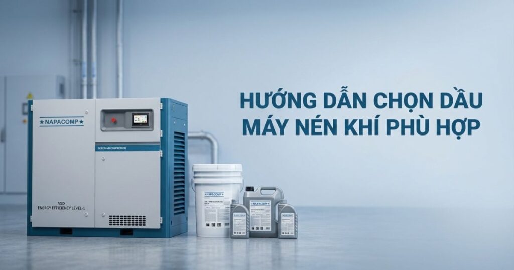 Hướng dẫn chọn dầu máy nén khí phù hợp 1 huong dan chon dau may nen khi phu hop