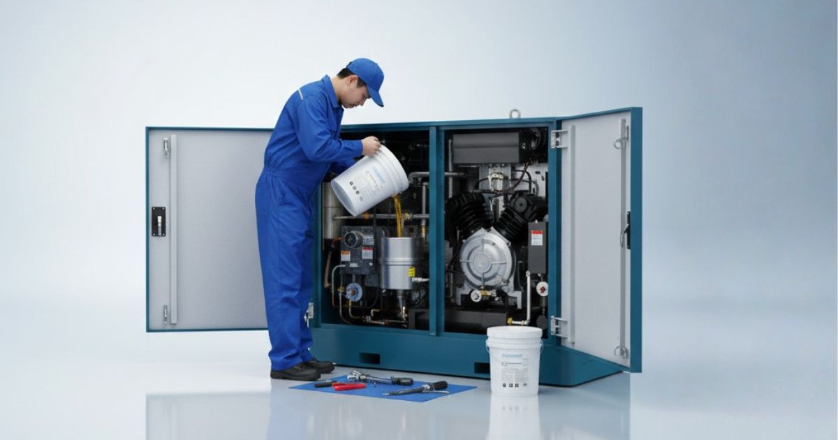 Dầu máy nén khí là gì? Các loại dầu máy nén khí 2 vai tro dau may nen khi